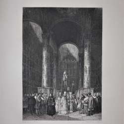 «Интерьер кафедрального Успенского Собора в Москве». 1830-е в Санкт-Петербурге фото 3