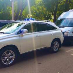 Аренда авто на свадьбу. Лексус. Микроавтобус. Украшения в Воронеже фото 7