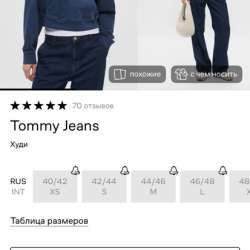 Кофта женская Tommy Jeans xs новая в идеальном состоянии в Чебоксарах