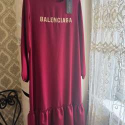 Платье Бардовая