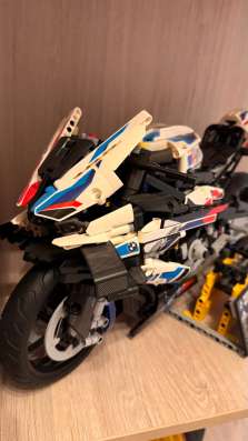 Собранная модель аналога lego technic BMW m 1000 rr в Нахабино