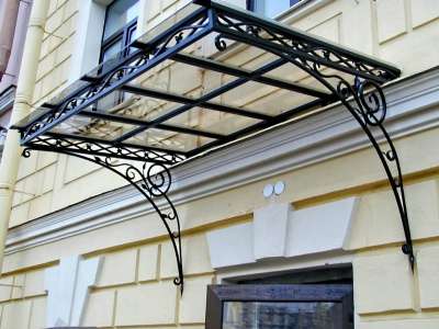 Кованые козырьки перила решетки в Самаре