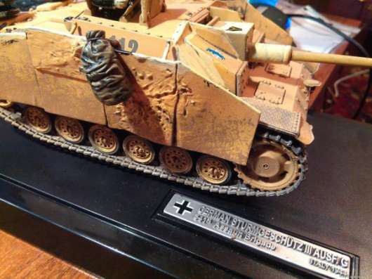 Модель немецкой САУ Stug-IIIG, металл, вермахт в Ивантеевка фото 4