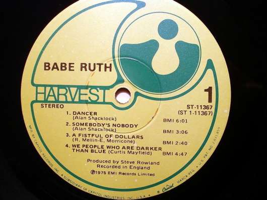 Пластинка виниловая Babe Ruth - Babe Ruth в Санкт-Петербурге фото 4
