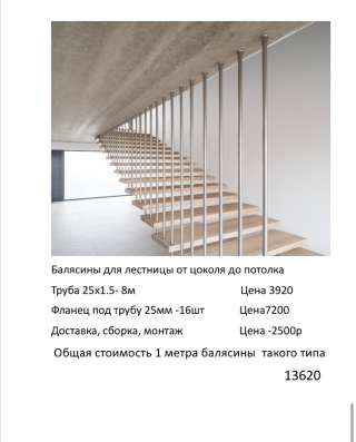 Перила из нержавеющей стали фото 3
