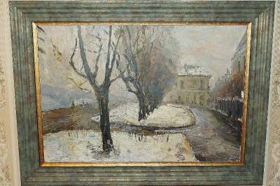 И.Каганский. «Зима. Бульвар". СССР,