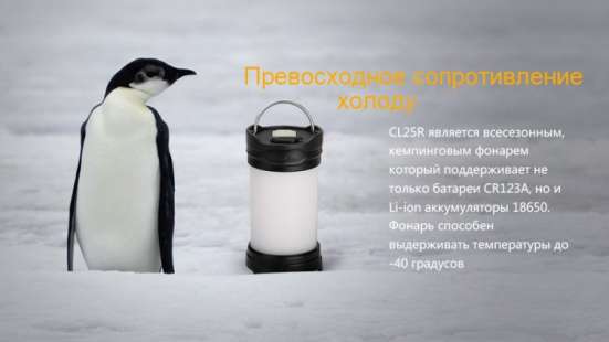 Fenix Кемпинговый фонарь Fenix CL25R в Москве фото 3
