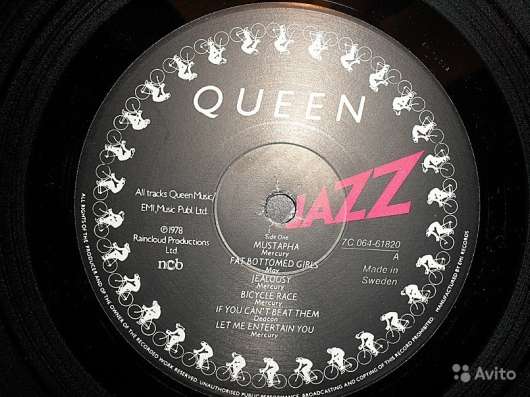 Пластинка виниловая Queen - Jazz в Санкт-Петербурге фото 5