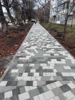 Укладка тротуарной плитки