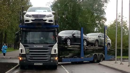 Доставка автомобилей Тралами