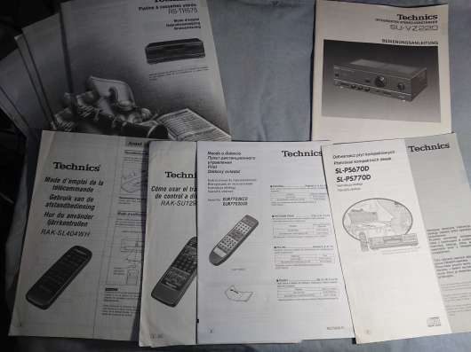 Инструкции от Technics в Челябинске фото 7
