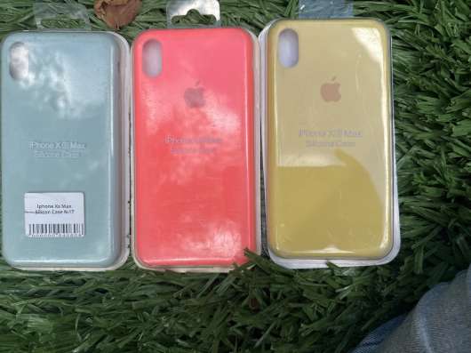 Чехлы на iPhone X Max Голубой, Розовый