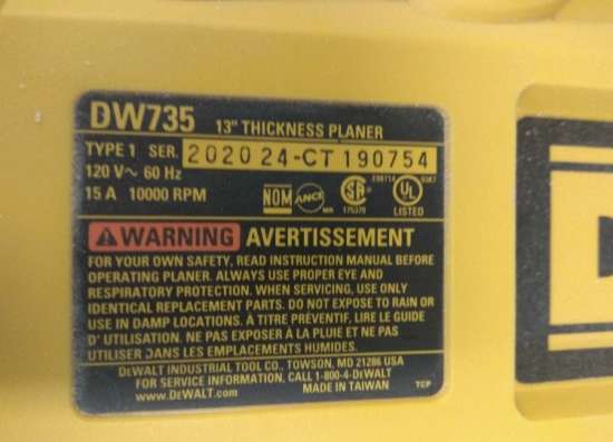 Продам DeWalt DW735 в Тобольске фото 6