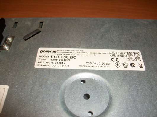 Gorenje ECT 300 BC в Новосибирске фото 4