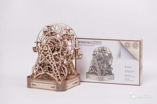 Деревянный конструктор Колесо обозрения woodencity