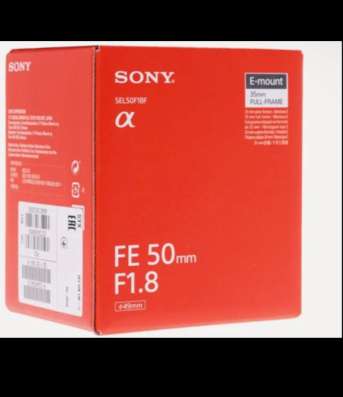 Объектив Sony FE 50mm f/1.8 в Энеме фото 3