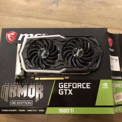 Видеокарта gtx 1660 ti