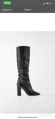 Ботфорты Zara