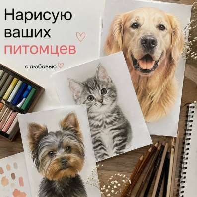 Нарисую ваших питомцев