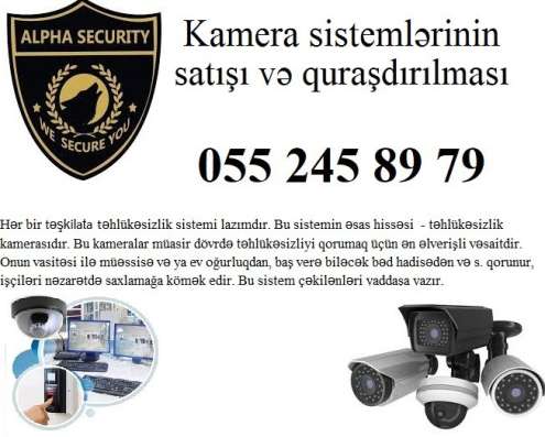 ✺Muhafize kameralarinin satilmasi✺