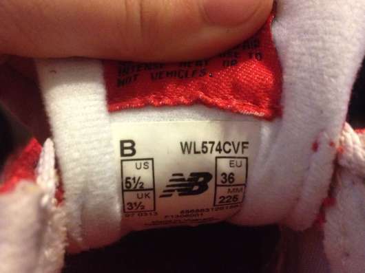 New balance красные в Москве фото 3