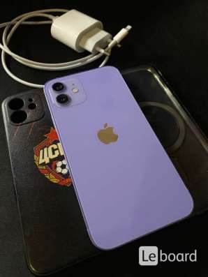 IPhone 12, 256 ГБ, SIM + eSIM, Фиолетовый в Серпухове фото 5