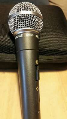 МИКРОФОН ''SHURE SM58'' ПРОВОДНОЙ