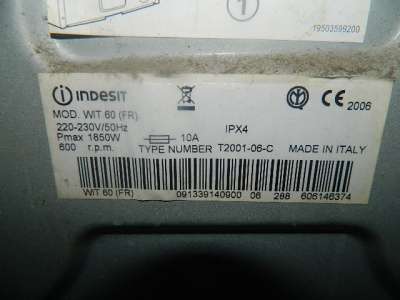 стиральную машину Indesit WIT60 в Москве фото 3