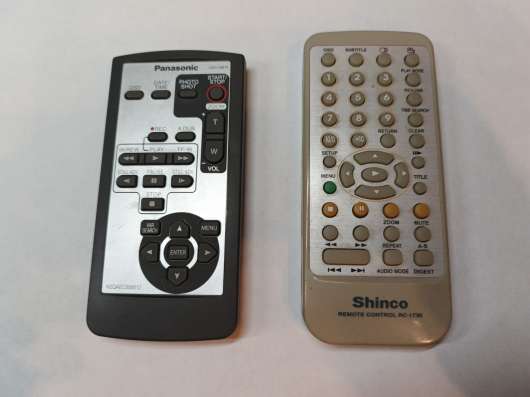 Пульты дистанционного управления Panasonic, Shinco