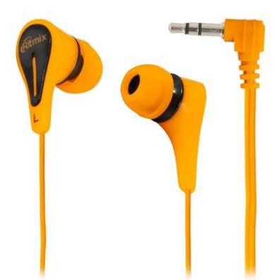 Наушники проводные Ritmix RH-012 Orange