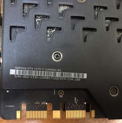 Видеокарта gtx 1070ti 8gb msi в Москве
