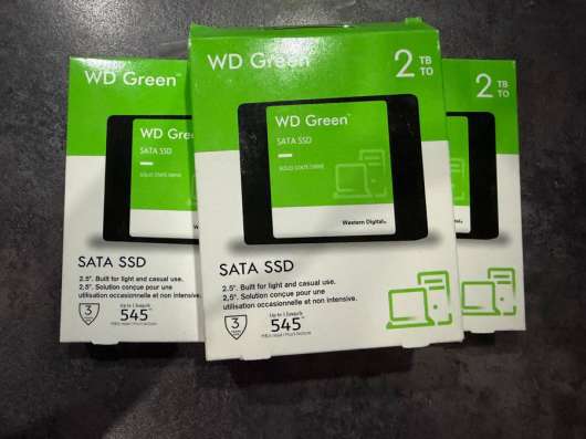 SSD 2TB WD Green новые в количестве в Ногинске фото 3