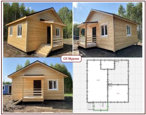 Дачные домики от СК МУРОМ в Москве фото 5