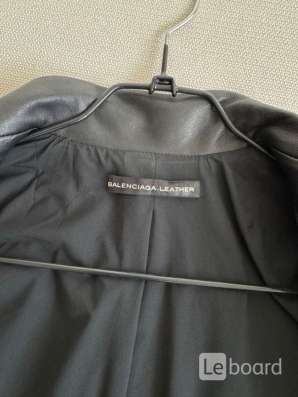 Кожаная куртка Balenciaga в Саратове фото 4