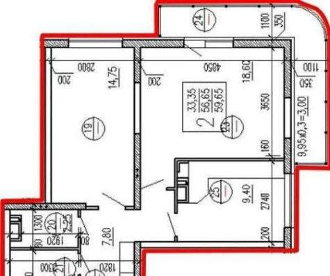 Продам двухкомнатную квартиру в Краснодар.Жилая площадь 62  кв.м.Этаж 13.Дом монолитный.