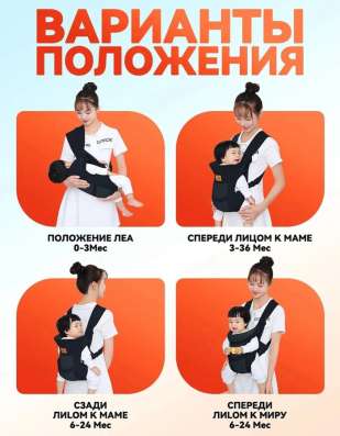 Эргорюкзак для мам и малышей