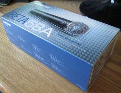 МИКРОФОН SHURE BETA58A вокальный НОВЫЙ