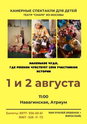 Камерные спектакли для детей