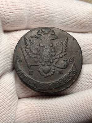 5 копеек ,Екатерина 2,1779г в Коврове