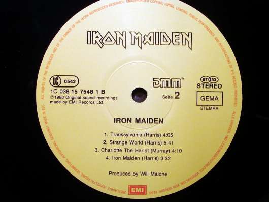 Пластинка Iron Maiden ‎– Iron Maiden в Санкт-Петербурге фото 3