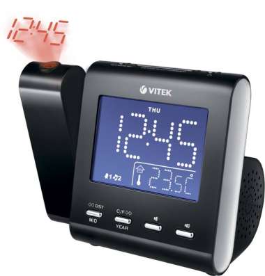Радиоприемник Vitek VT-6606 BK радиобудильник