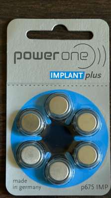 Батарейки power one implant p675 германия оригинал в Москве фото 4