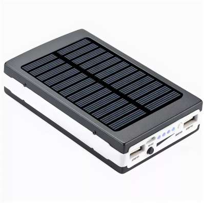 Солнечный аккумулятор (Solar power bank) с фонарем