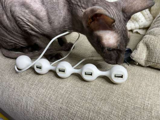 Usb разветвитель хаб с блоком питания в Москве