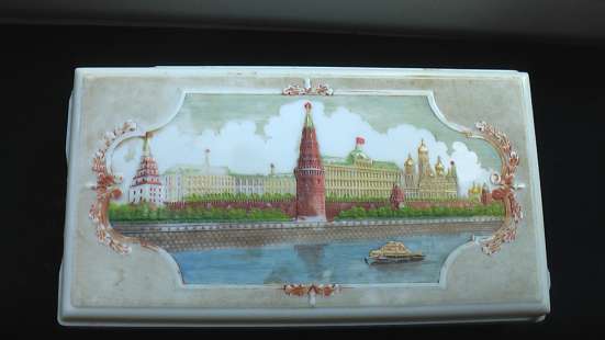 Игрушка СССР Коробка фишки с картинками 1950-60 годов