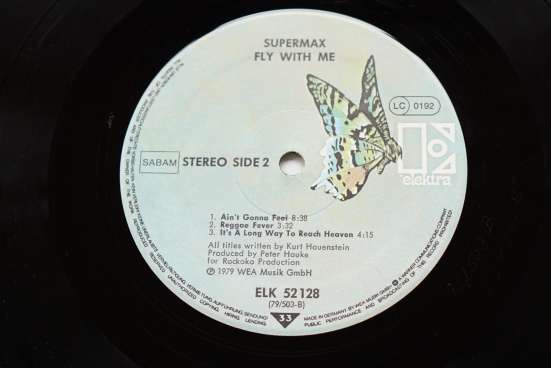 SUPERMAX - Fly With Me 1979 Elektra Germany в Екатеринбурге
