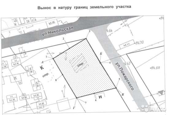 Вынос границ земельного участка