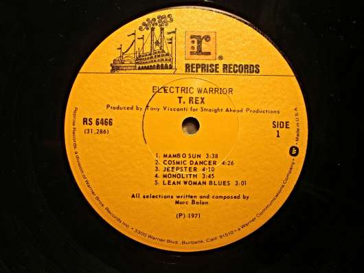 Пластинка виниловая T. Rex - Electric Warrior в Санкт-Петербурге фото 7