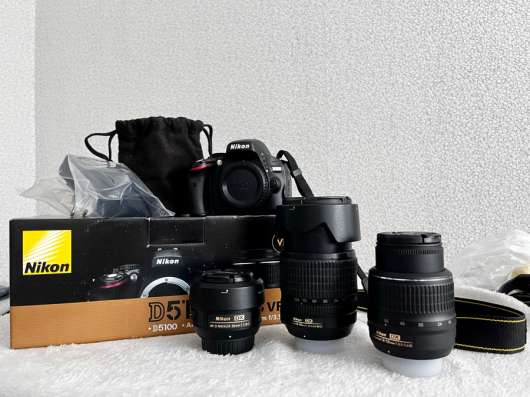 Фотоаппарат Nikon D5100 Kit 18-55mm VR, черный