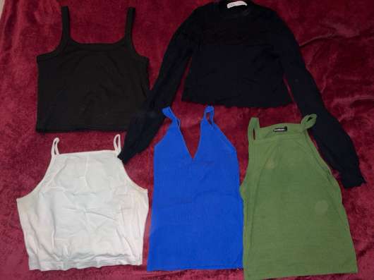 Лот базовых топов и кофт Zara / Mango / Stradivarius, размер